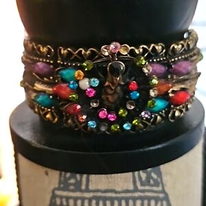 Vintage Peacock Bangle